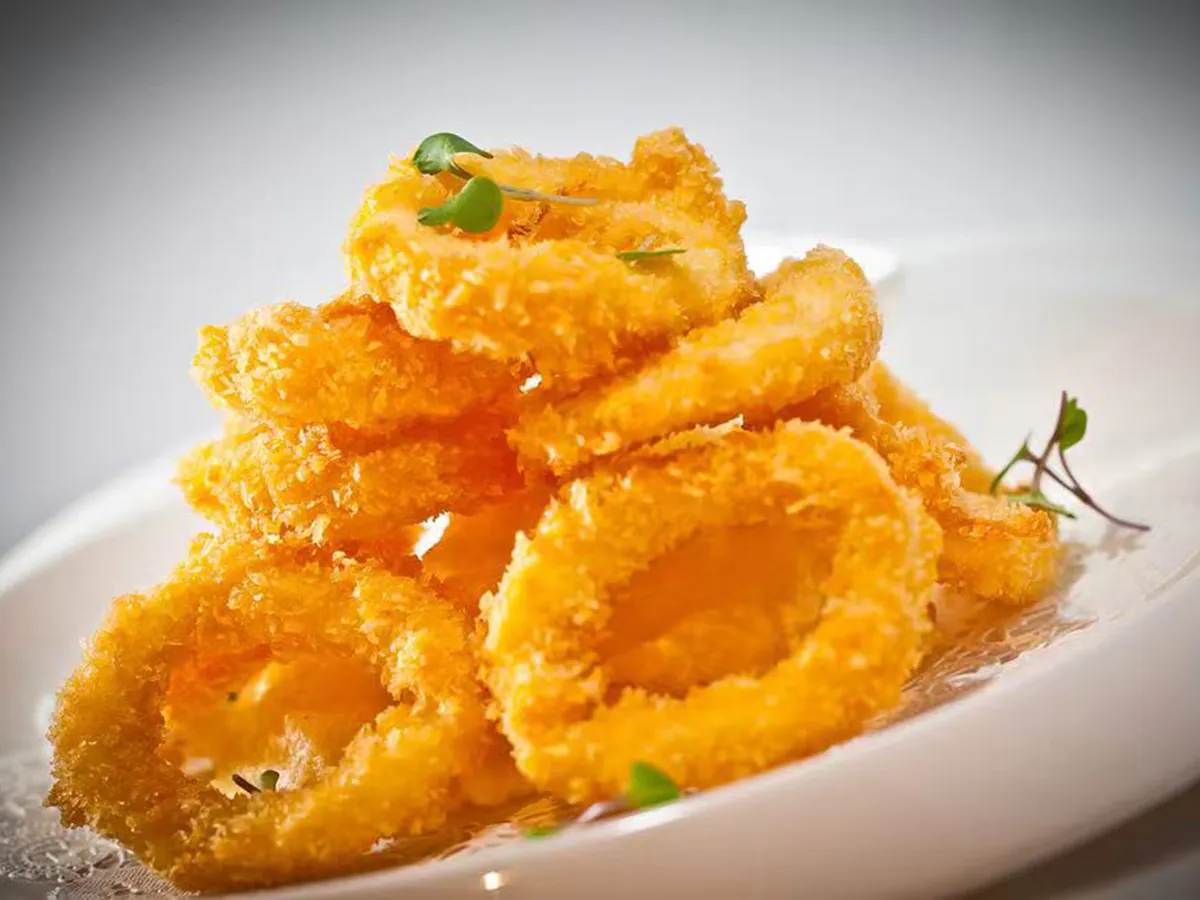 Crispy Fried Calamari Rings at Duo Modern Japanese Cuisine & Hibachi，a Japanese Restaurant in Saratoga Springs