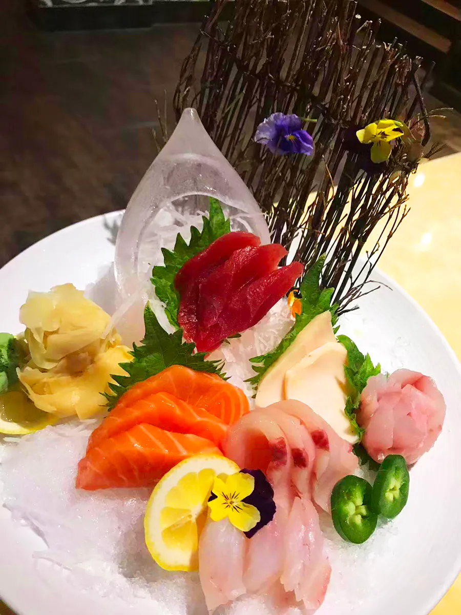 Premium Assorted Sashimi Platter at Duo Modern Japanese Cuisine & Hibachi，a Japanese Restaurant in Saratoga Springs