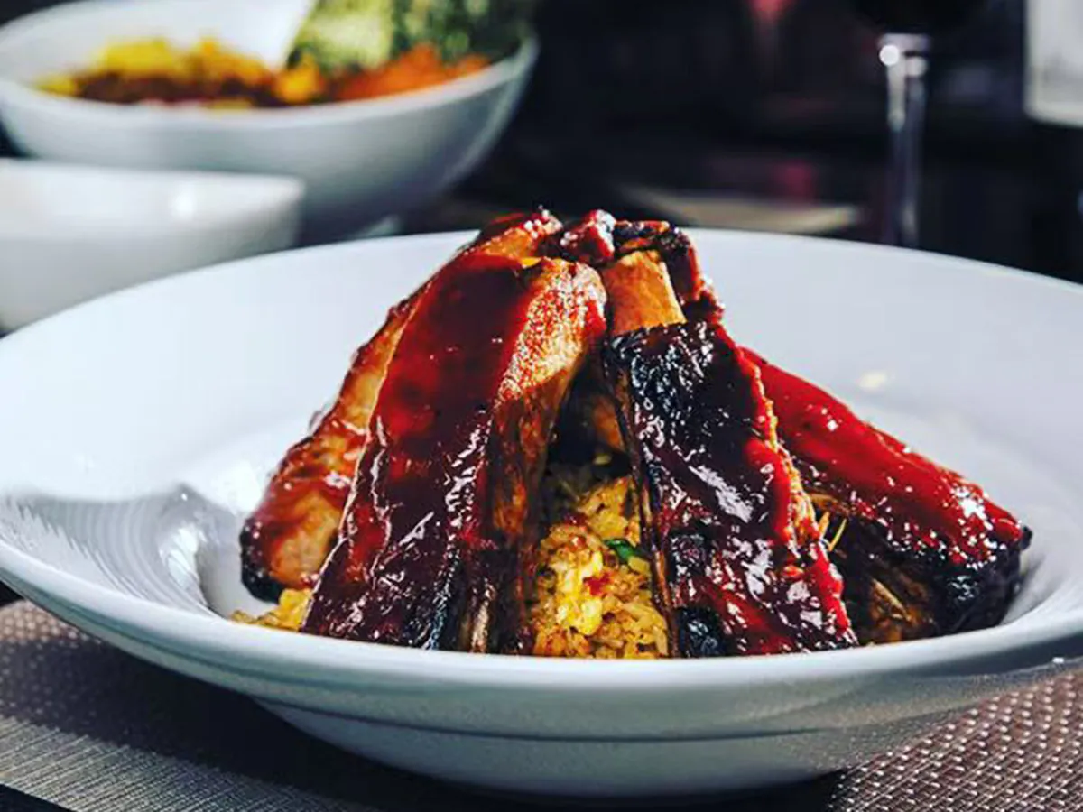 Glazed BBQ Pork Ribs at Duo Modern Japanese Cuisine & Hibachi，a Japanese Restaurant in Saratoga Springs